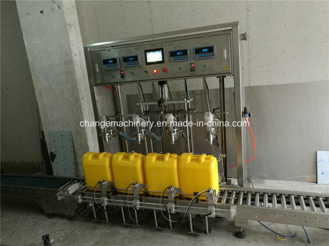 5L Farm Chemical Liquid Filling Sealing Labeling Machine